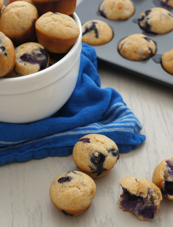 A healthy and filling mini muffin
