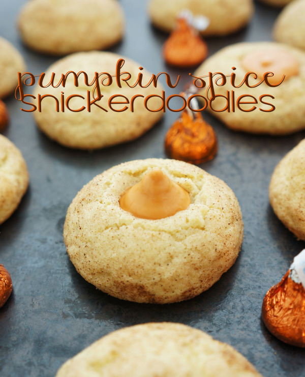 Pumpkin Spice Snickerdoodle Cookies