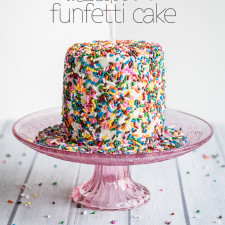 Miniature Funfetti Cake