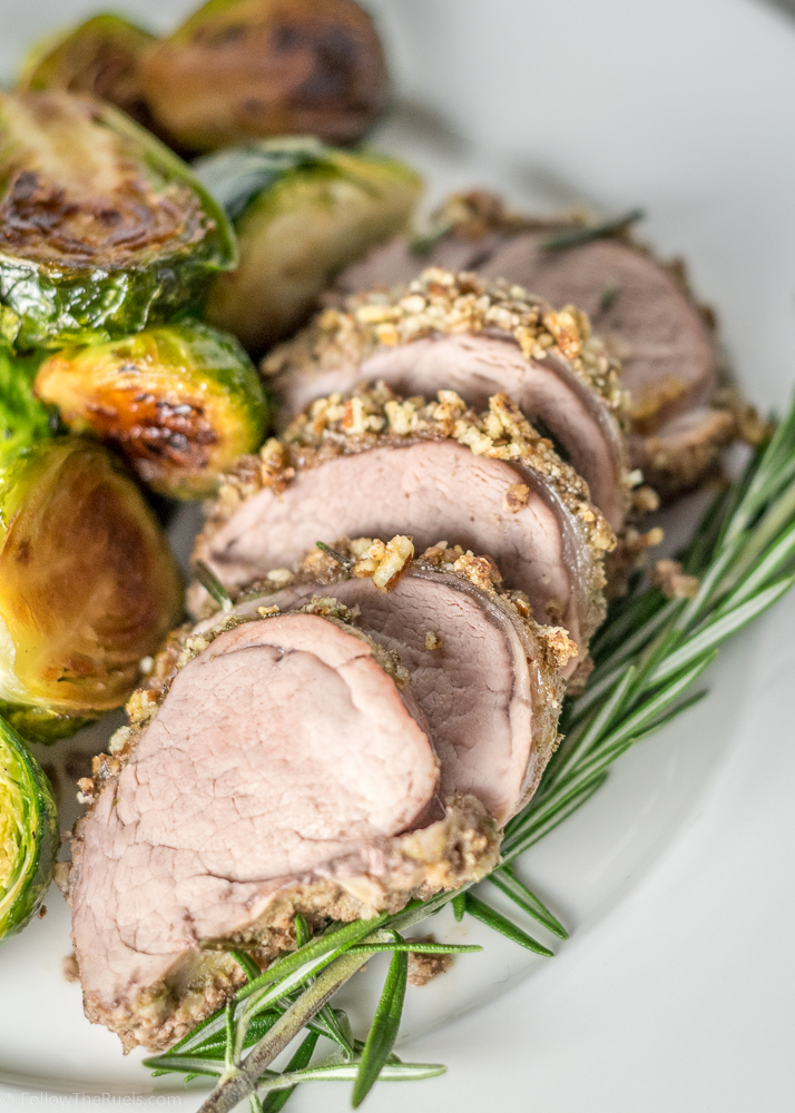 Pecan and Herb Crusted Pork