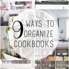 Nine Ways to Organize Cookbooks