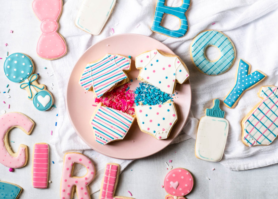 Gender Reveal Cookies