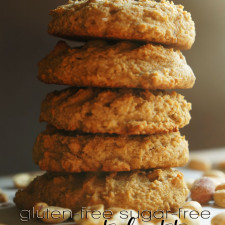 Gluten-Free Sugar-Free Peanut Butter Cookies