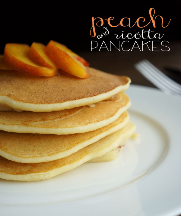 Peach-Ricotta-Pancakes