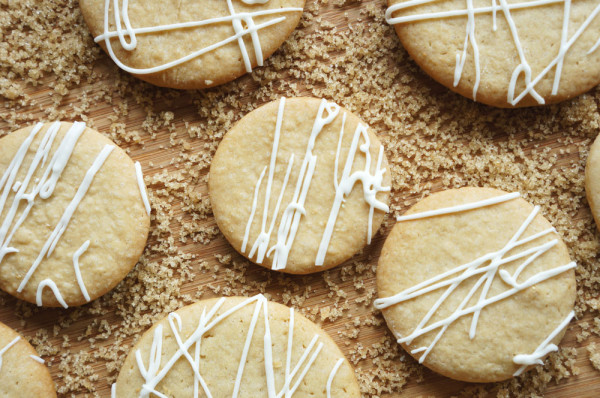 Iced Brown Sugar Cookies