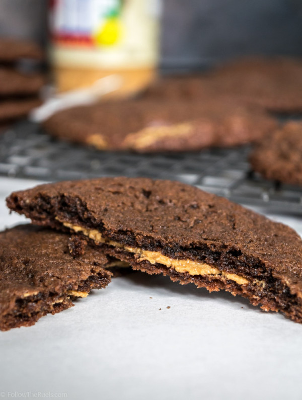 Chocolate Peanut Butter Cookies-6