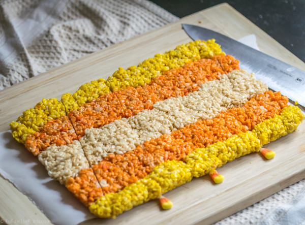 Candy Corn Rice Krispie Treats-2