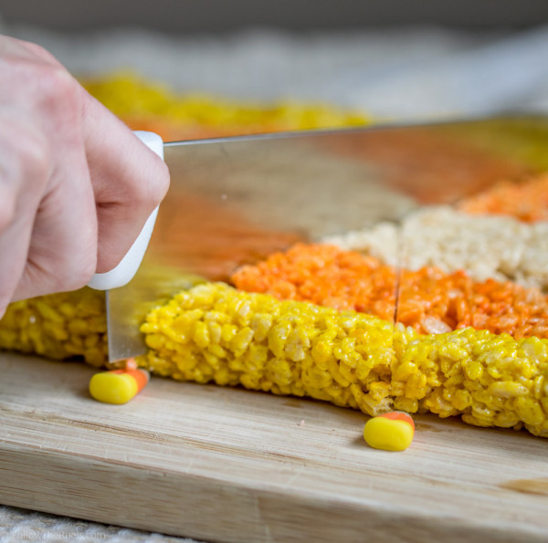 Candy Corn Rice Krispie Treats-3