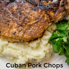 Paleo Cuban Pork Chops