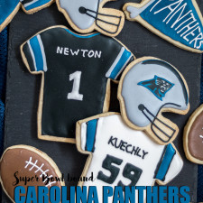 Carolina Panthers Cookies