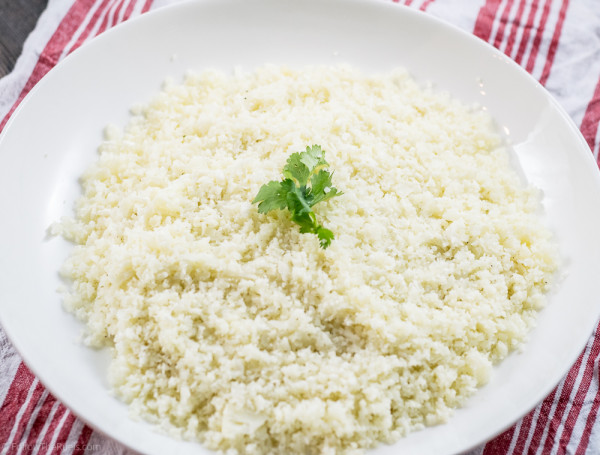 5 minute cauliflower rice | Follow the Ruels