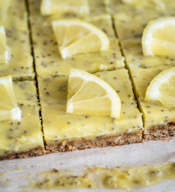 Sugar-free and grain-free lemon bars