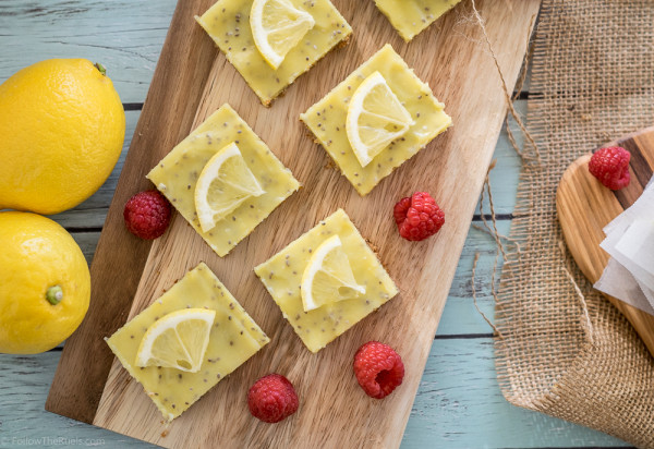 Healthy, Paleo lemon bars