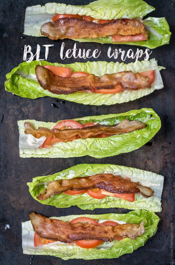 Paleo BLT Lettuce Wraps