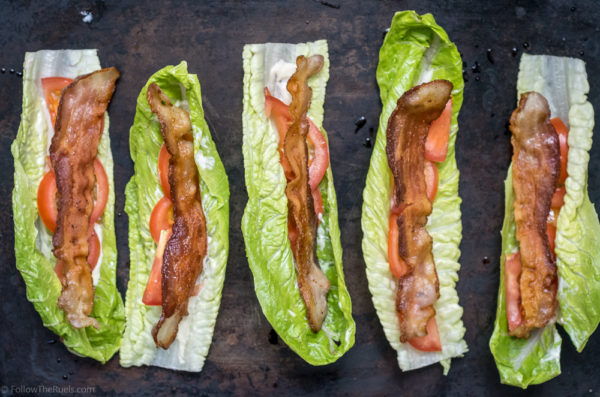 Paleo BLT Lettuce Wraps