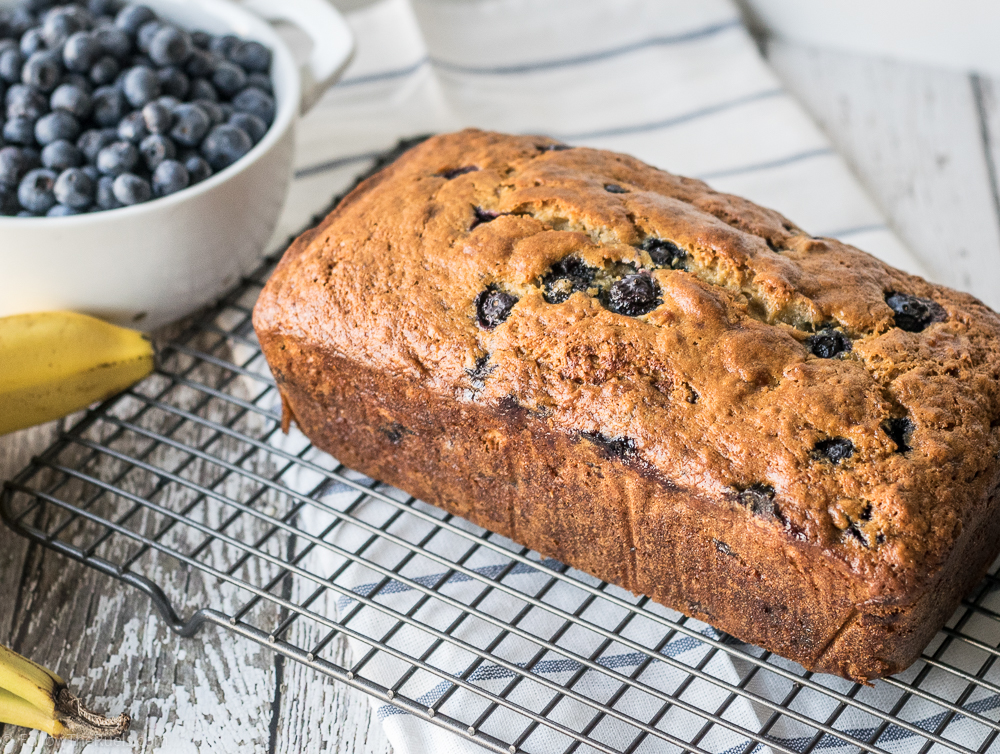 Blueberry Banana Bread Loaf