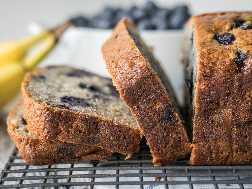 Blueberry Banana Bread-6