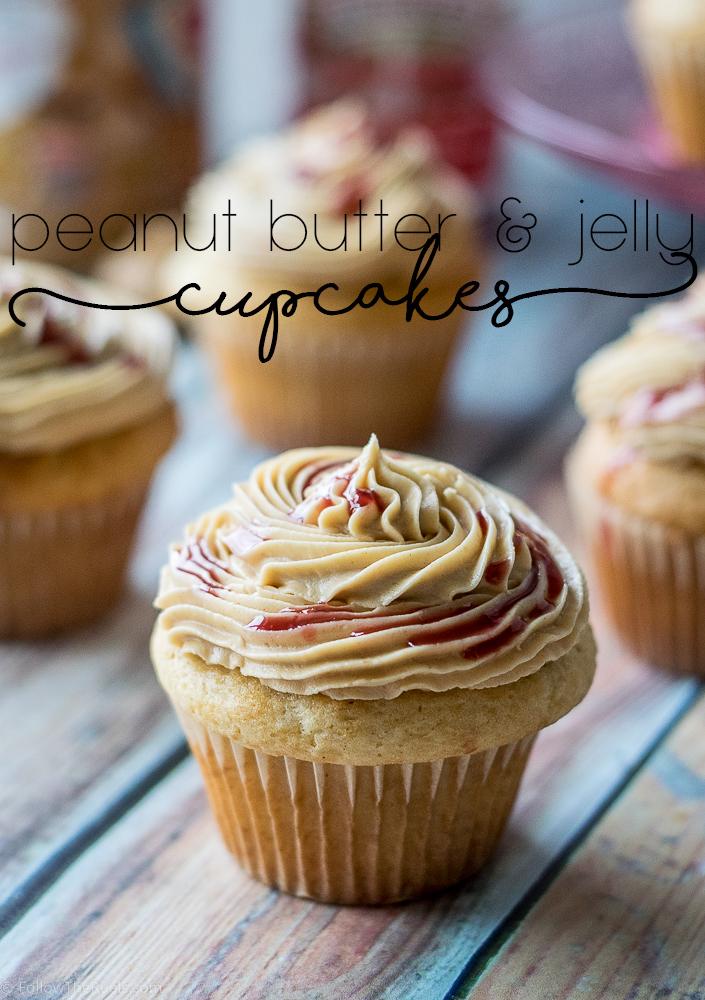 Peanut Butter and Jelly Cupcakes