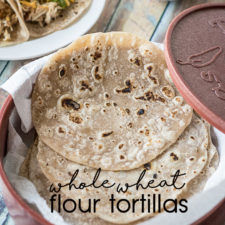Whole Wheat Flour Tortillas
