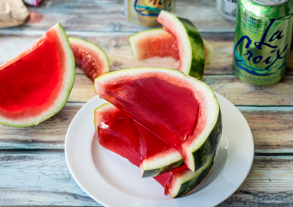 Watermelon Jello Shot Slices