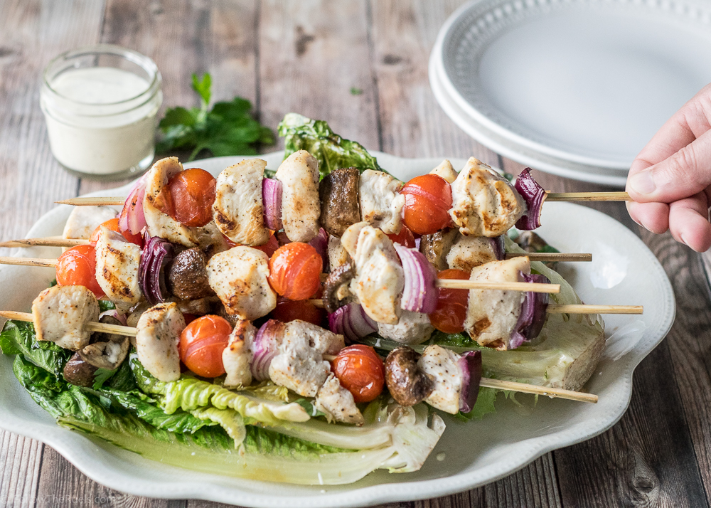 Ranch Chicken Skewers