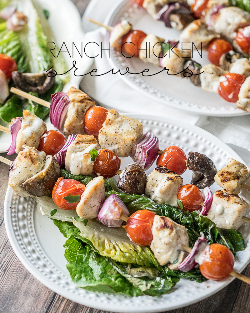 Ranch Chicken Skewers