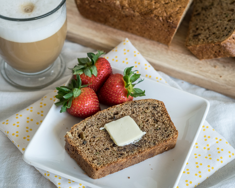 Moist and delicious zucchini bread