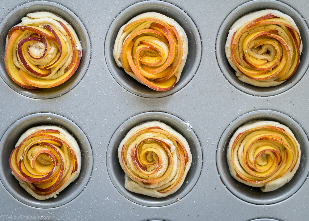 Easy peach tartlets