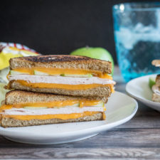 Turkey and Apple Grilled Cheese Sandwiches