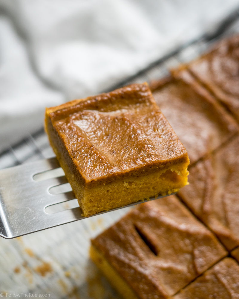 Soft and Gooey Pumpkin Bars