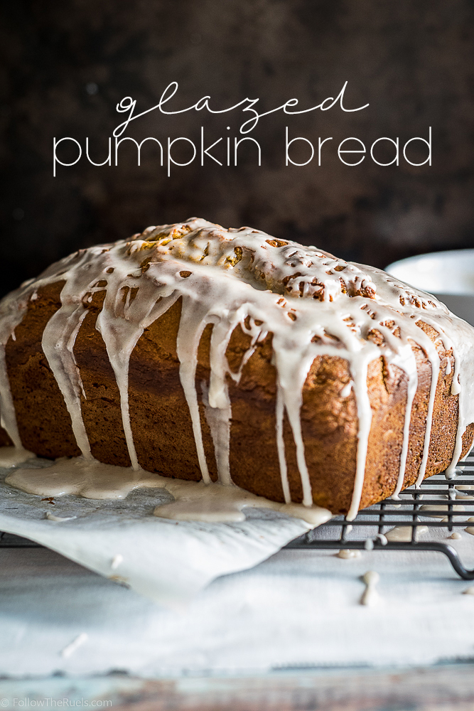 Glazed Pumpkin Bread from Follow the Ruels