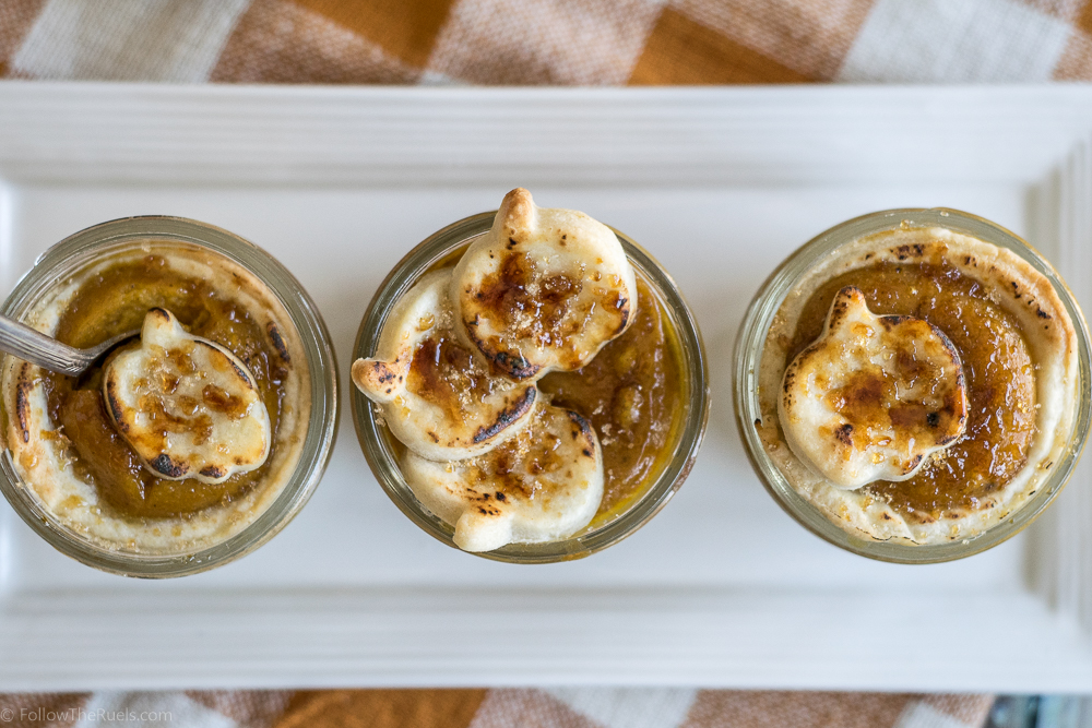 Mason Jar Pumpkin Pies