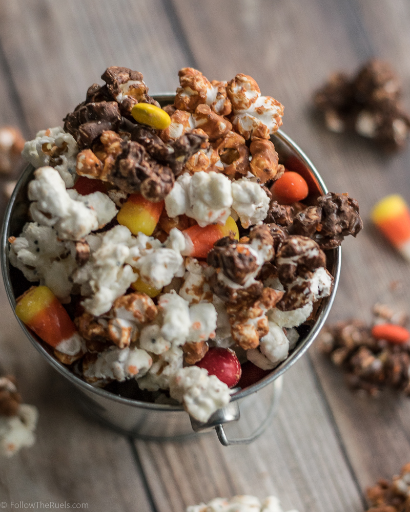Peanut Butter and Chocolate Popcorn