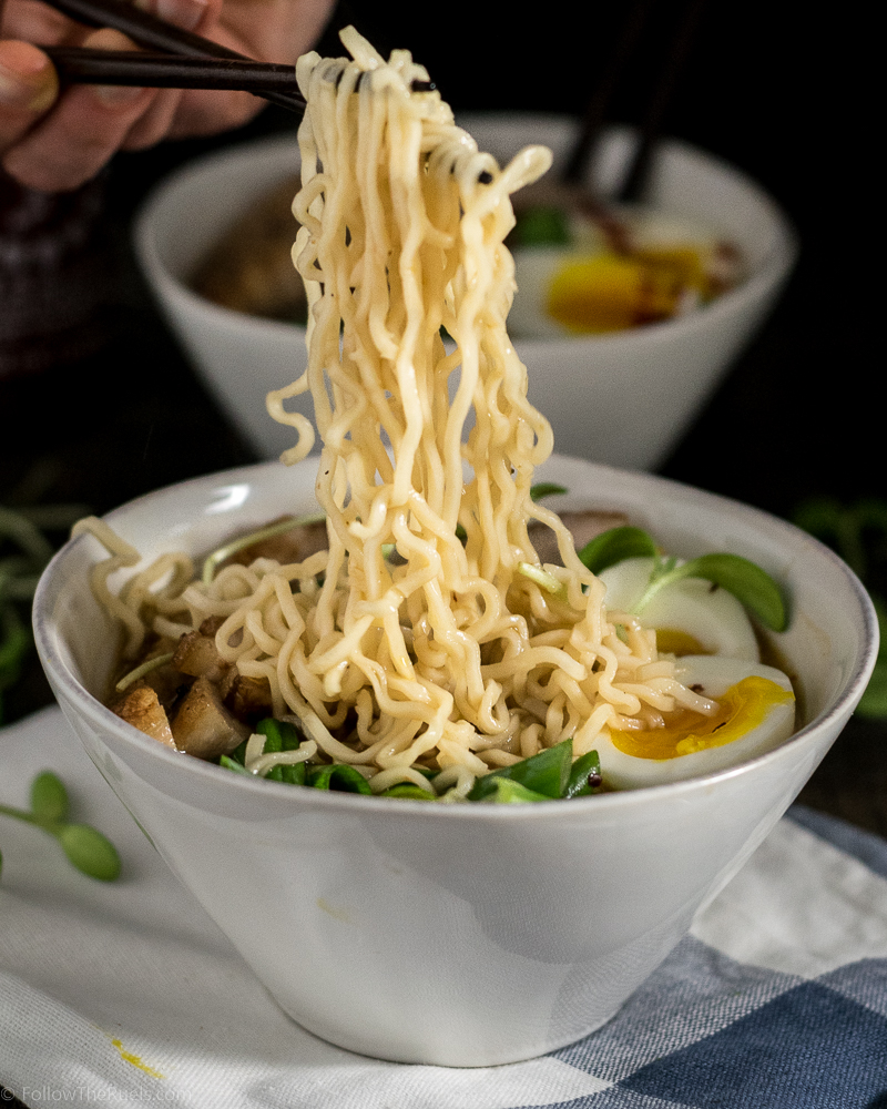 Homemade Pork Belly Ramen Bowl