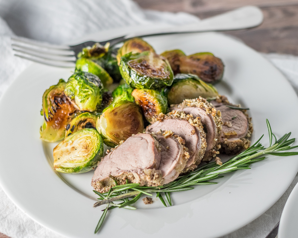 Pecan and Herb Crusted Pork