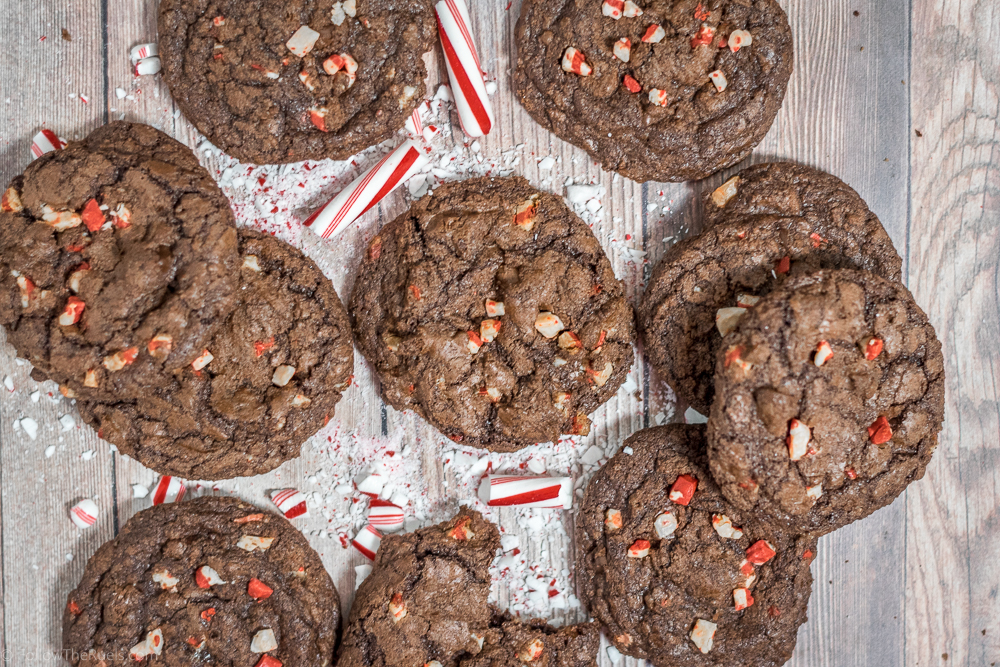 Peppermint Brownie Cookies