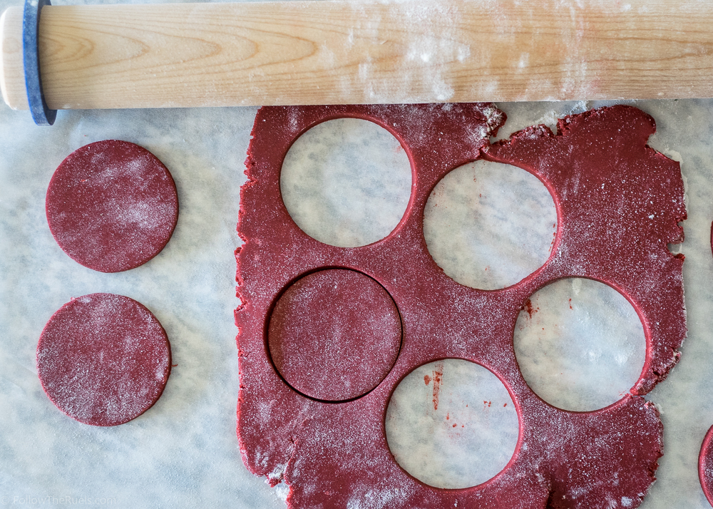 Red Velvet Sugar Cookies