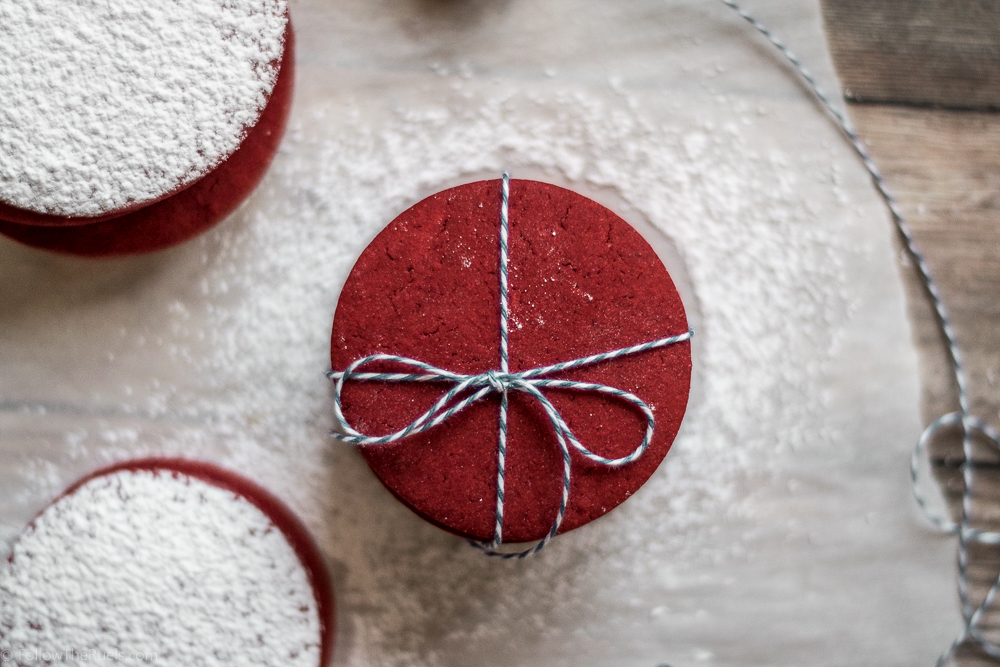 Red Velvet Sugar Cookies