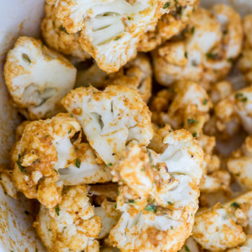 Roasted Tahini Cauliflower