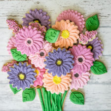 Gerber Daisy Cookie Flower Bouquet