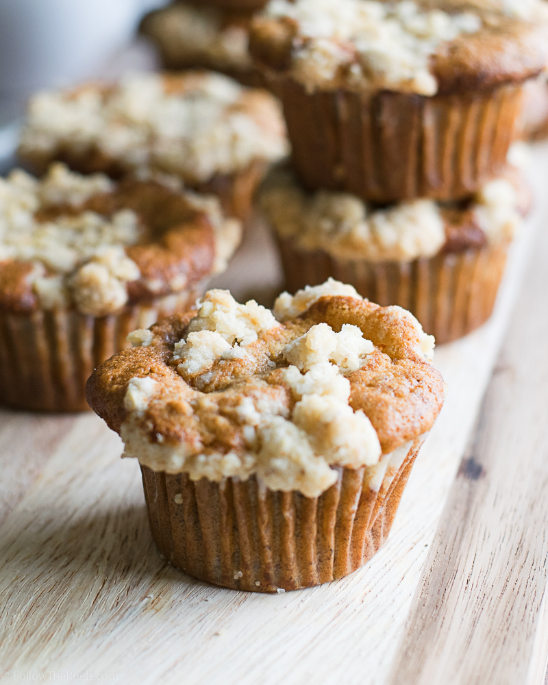 Caramelized Banana Nut Muffins