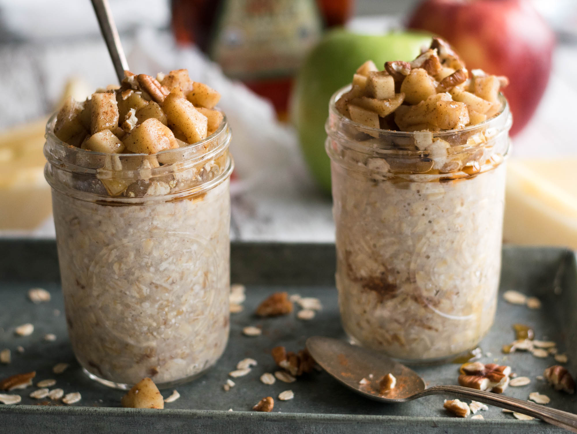 Apple Pie Overnight Oats