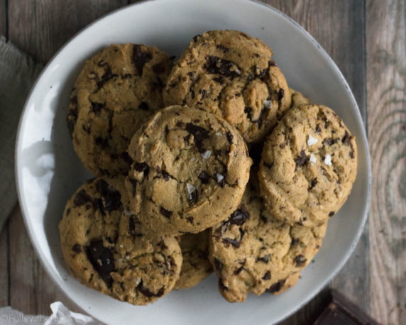 Brown Butter Dark Chocolate Chunk Cookies