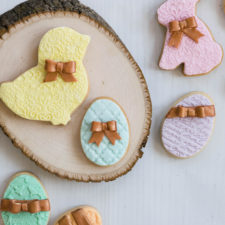 Embossed Fondant Cookies for Easter