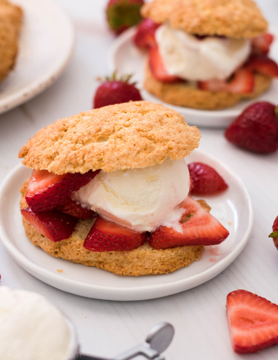 Strawberry Shortcake Ice Cream Sandwiches