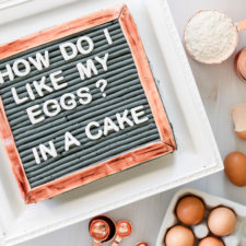 How to Make a Letterboard Cake